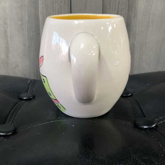 New Give Christmas Gift Holiday Rae Dunn White & Yellow Coffee Mug - Picture 6 of 9